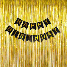 Birthday Foil Golden